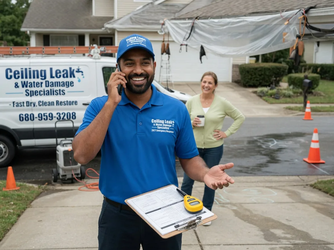 Ceiling Leak Cleanup Rock Valley, IA FAQs